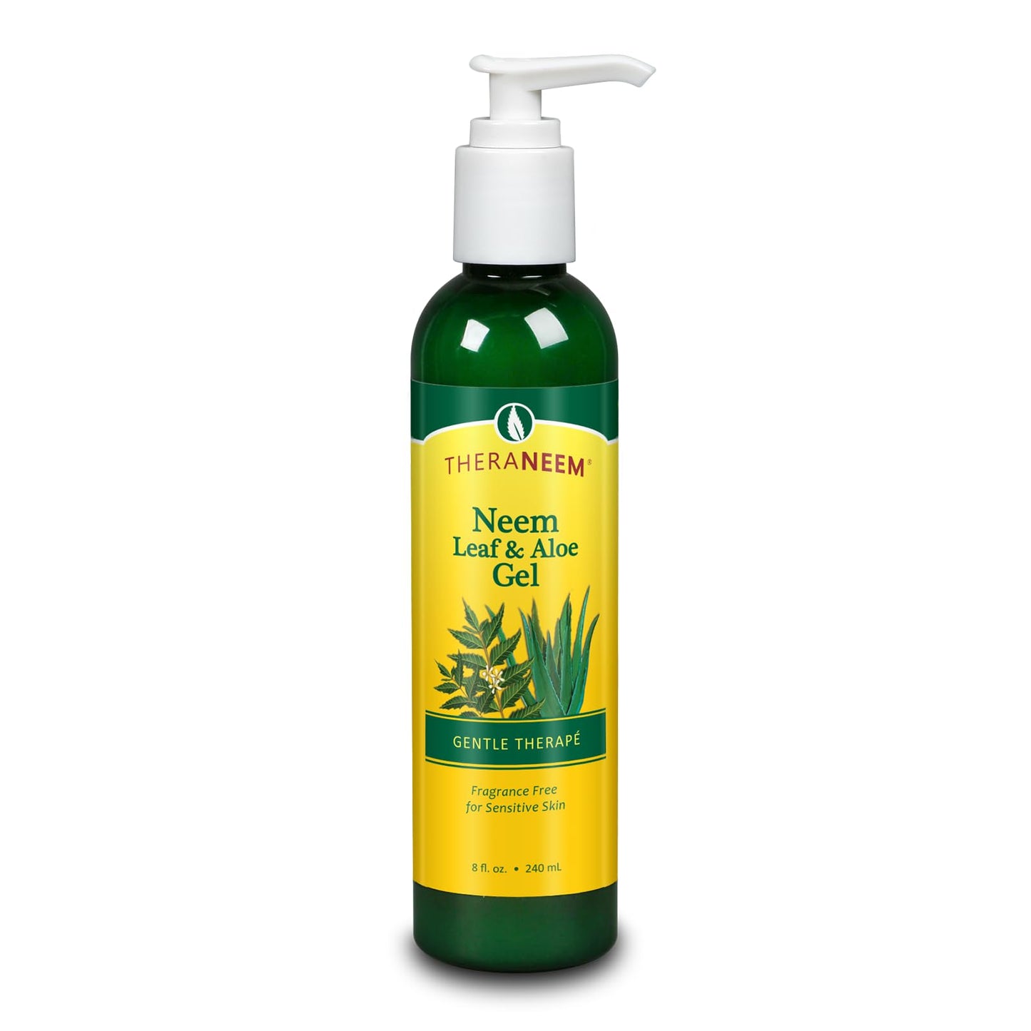 Theraneem Naturals Neem Leaf & Aloe Gel | Helps Refresh & Nourish Skin | Organic Neem Leaf & Aloe Vera | Fragrance Free for Sensitive Skin | 8fl. oz Beauty & Personal Care Thera Neem
