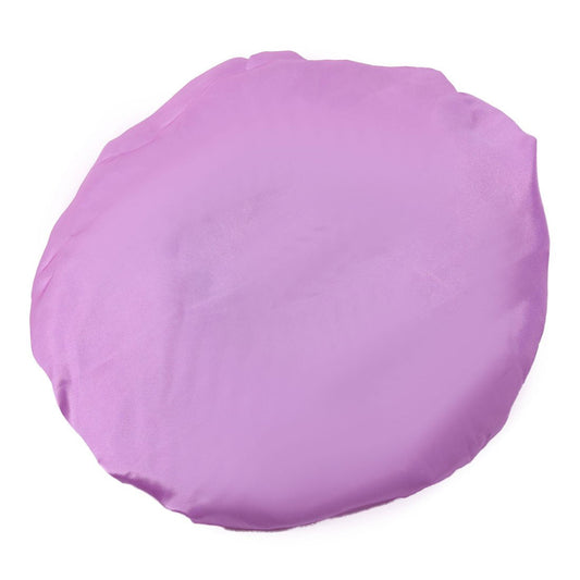 Ruilogod Polyester Home Hair Protector Water Resistant Elastic Spa Bathing Shower Cap Purple (id: f66 7ef 897 736 26d Beauty and Personal Care Ruilogod