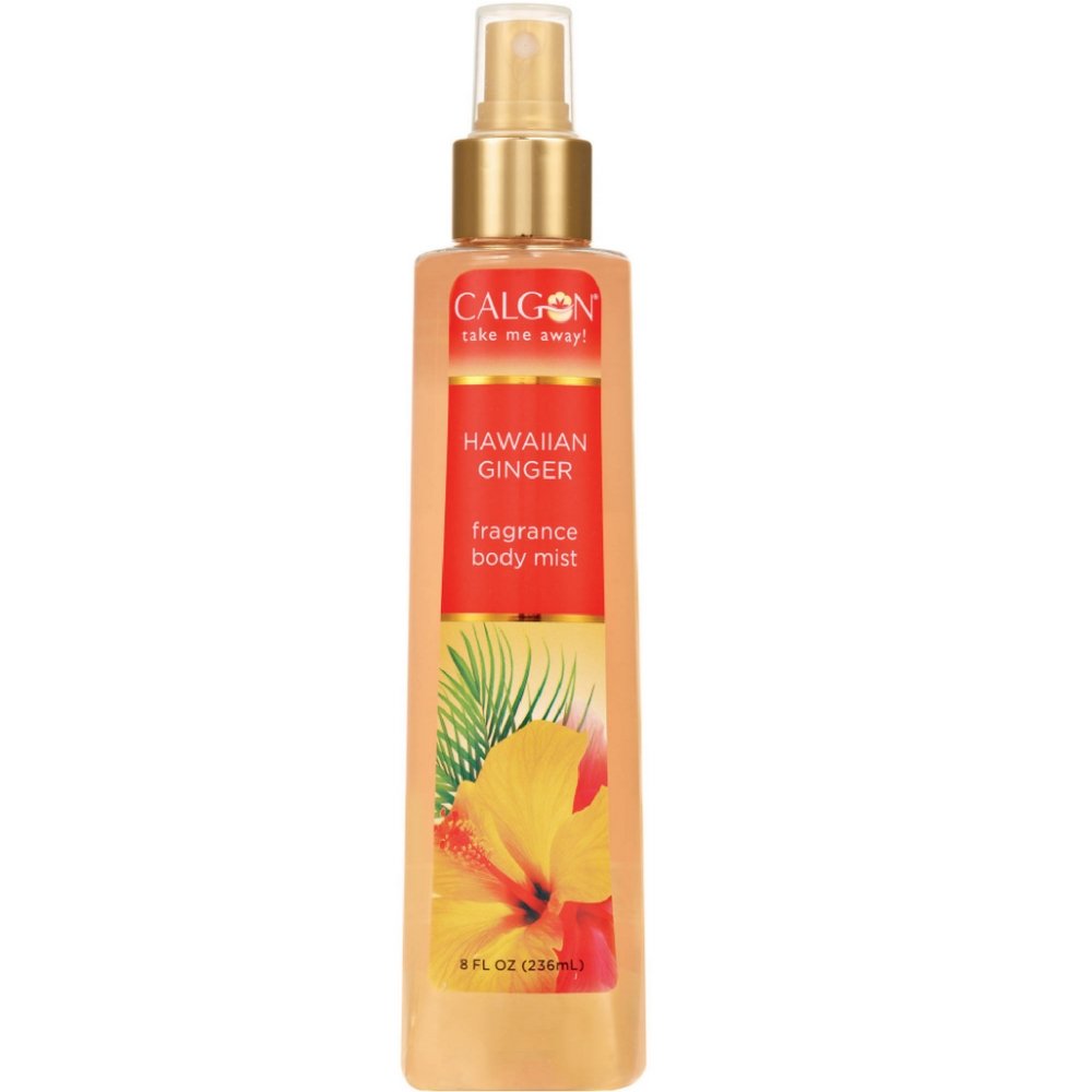 Calgon Hawaiian Ginger Fragrance Body Mist 8 oz (Pack of 4) Beauty & Personal Care Calgon
