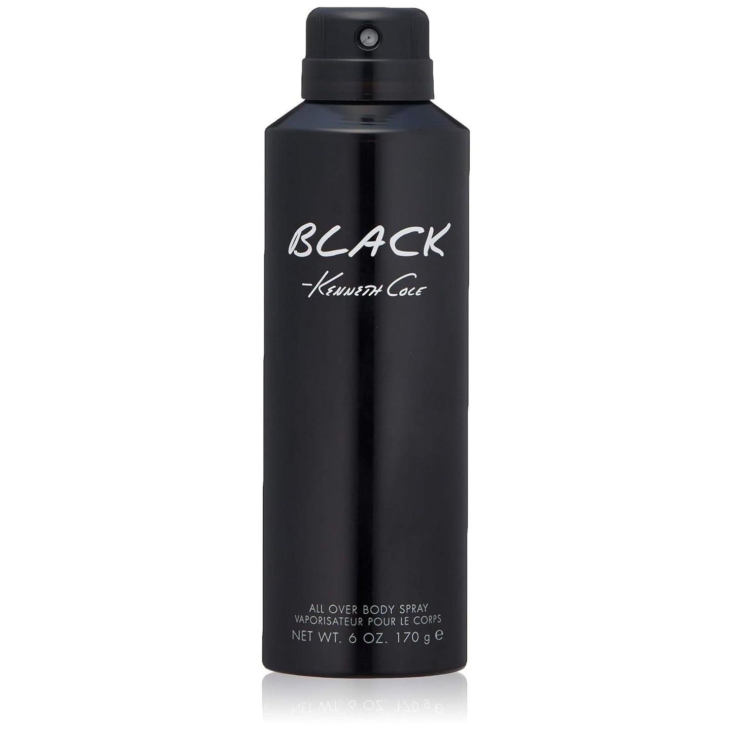 Kenneth Cole Black All Over Body Spray for Men, Aromatic Woody Fragrance, Notes of Watermint, Mandarin, Cedar, and Musk, Long-Lasting Cologne, 6.0 Fl. Beauty & Personal Care Kenneth Cole