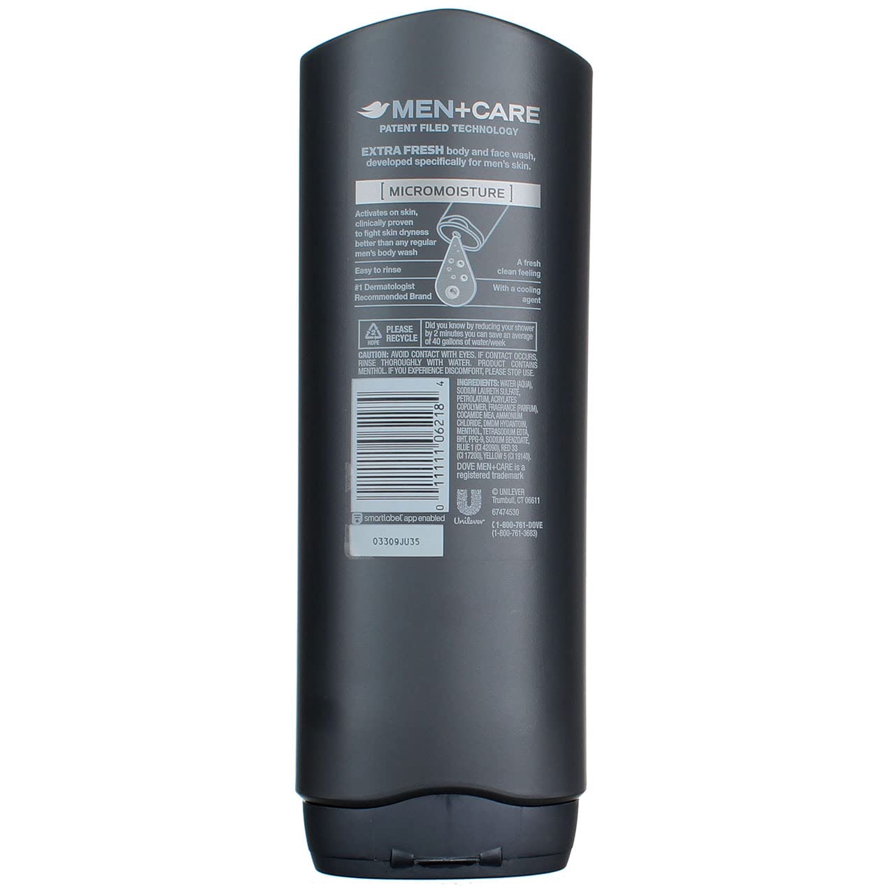 Dove Men +Care Body and Face Wash, Extra Fresh, Clean Comfort, 18 Oz Beauty & Personal Care Dove