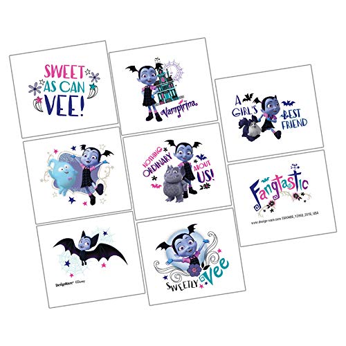 amscan Disney's Vampirina Temporary Tattoo- 8 pcs.