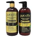 PURA D'OR Advanced Therapy System Clinically Proven to Reduce Hair Thinning - Paraben Free, Argan Oil Scent - Shampoo and Conditioner Set for Fine Beauty & Personal Care PURA D'OR