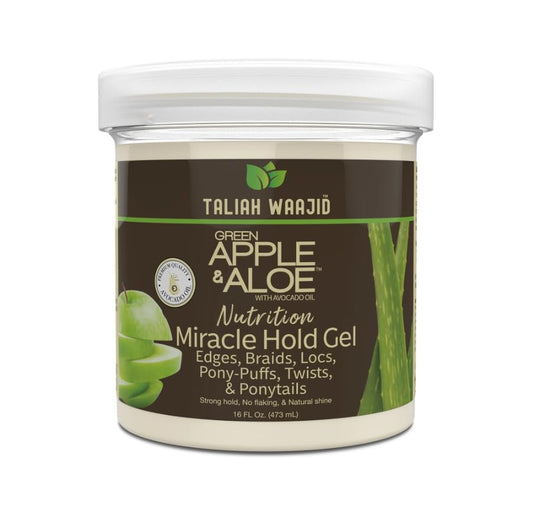 Taliah Waajid Green Apple & Aloe Nutrition Miracle Hold Gel 16oz (T028) Beauty & Personal Care Taliah Waajid black earth products