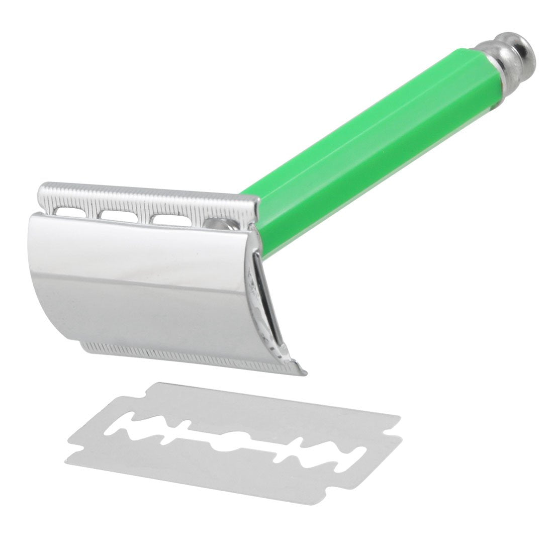 Ruilogod Green Plastic Coated Metal Handle Shaving Razor for Men(id:59 047 a9 c1f cec Beauty and Personal Care Ruilogod
