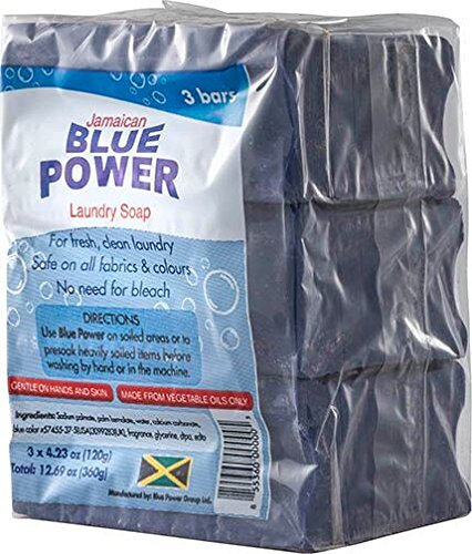 Jamaican Blue Power Laundry Soap, 4.23 Ounce (Pack of 3) Beauty & Personal Care BluePower
