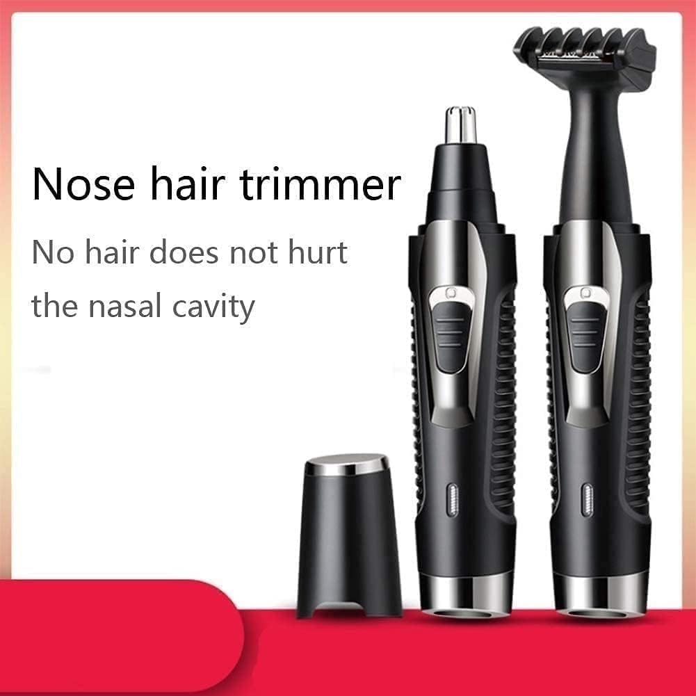 Hair Trimmer Ear and Nose Hair Trimmer Clipper, Professional Painless Facial Hair Trimmer for Men & Women, Rechargeable Beauty and Personal Care QERMXYRI