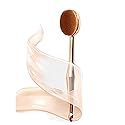 DNHCLL Oval Makeup Brush Set Upgraded Fast Flawless Application Toothbrush Foundation Concealer Blusher Liquid Cream Powder Cosmetic Blending Tools Beauty & Personal Care DNHCLL