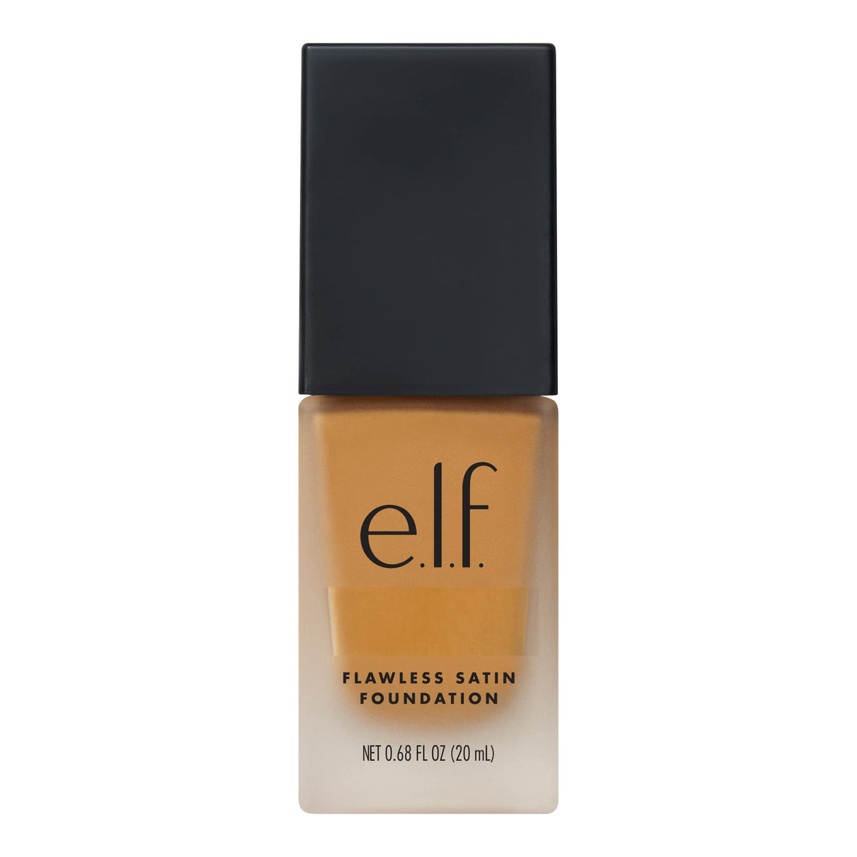 e.l.f. Flawless Satin Foundation, Lightweight & Medium Coverage, Semi-Matte Finish, Vegan , Almond, 0.68 Fl Oz (20mL) Beauty & Personal Care e.l.f.