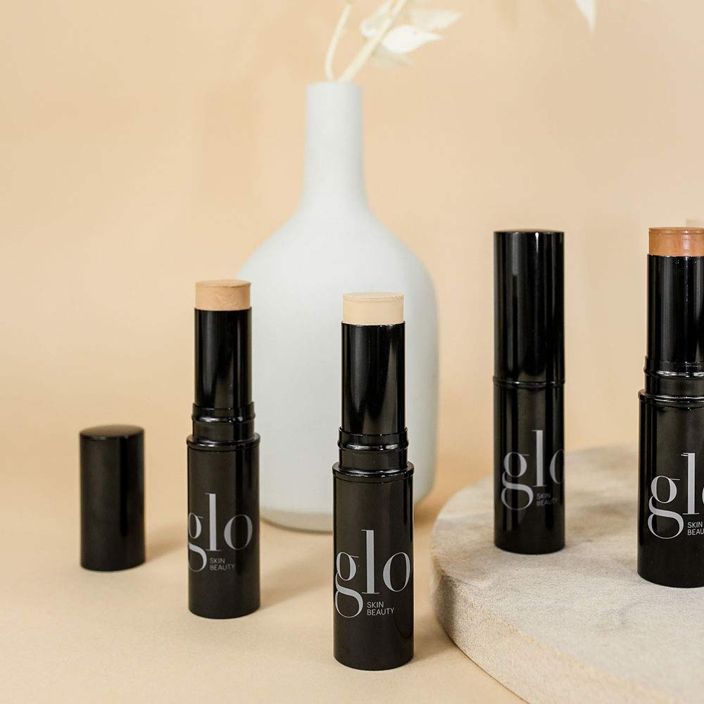 Glo Skin Beauty HD Mineral Foundation Stick - Concealer Makeup Infused with Hyaluronic Acid - Buildable Coverage, Contour & Highlighter (Mesa 7W) Beauty & Personal Care Glo Skin Beauty