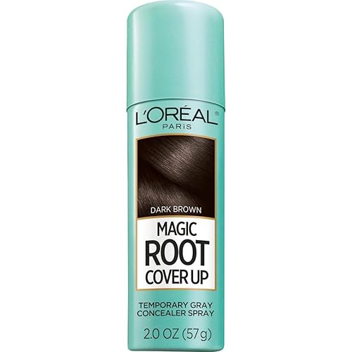 L'Oreal Paris Magic Root Cover Up Gray Hair Spray, 100% Gray Hair Coverage with Buildable, Lightweight, Transfer-Resistant, and Temporary Formula Beauty & Personal Care L'Oreal Paris
