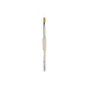 Soft-Grip Golden Taklon Shader Brush-Size 8 Fabric Beauty & Personal Care OMNIA Brush