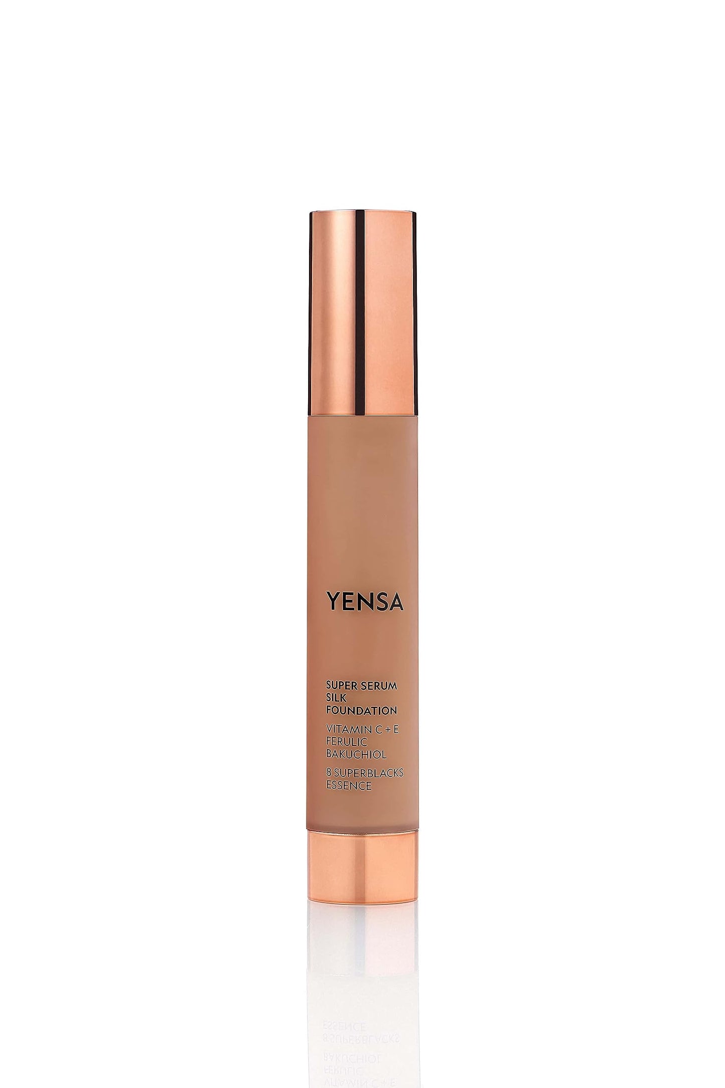 YENSA Serum Foundation Makeup - Super Silk Full Coverage Foundation Enriched with Peptides, Vitamin C & Ferulic Acid to Help Reduce Fine Lines Beauty & Personal Care YENSA