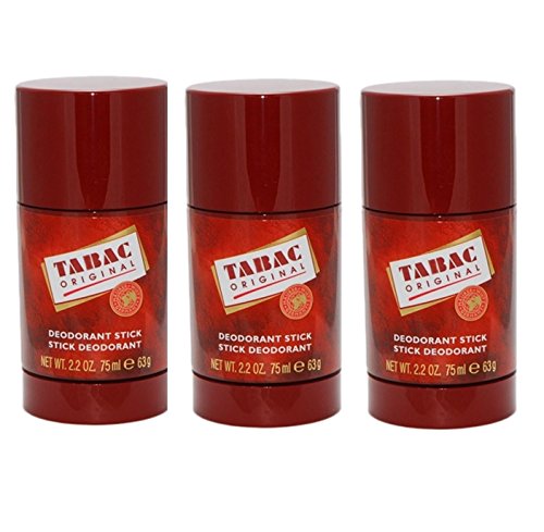 Tabac Deodorant Stick 75ml 2.2oz Pack of 3 Beauty and Personal Care Flywrun