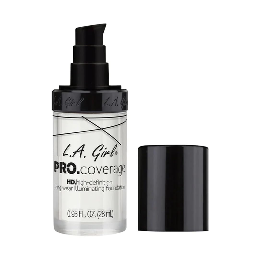 L.A. Girl Pro Coverage Liquid Foundation, White, 0.95 Fl Oz Beauty & Personal Care L.A. Girl
