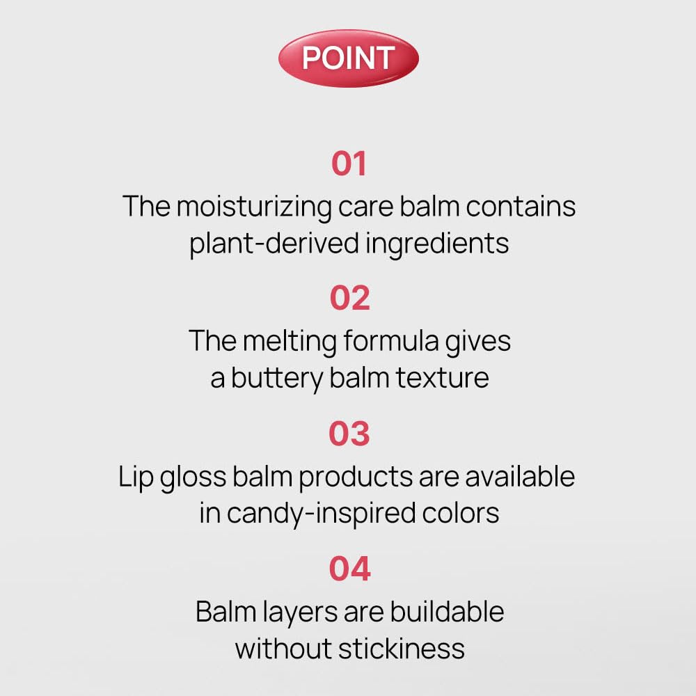 YNM Candy Gloss Balm 3g (10 DARK PLUM, 3g)(+9 colors) K-beauty, Tinted, Color Lipstick Balm, Glossy, Moisture, korean, Jello lips, Non-Sticky Beauty and Personal Care YOU NEED ME