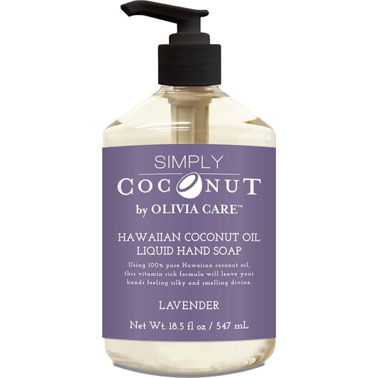 Olivia Care Liquid Hand Soap (18.5 Fl Oz (Pack of 1), Lavender Coconut) Beauty & Personal Care Olivia Care