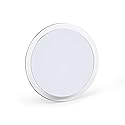 Jerdon Portable Travel Makeup Mirror - 9” Diameter Frame with 5X Magnification - Suction Cups Allow Wall Mounting - Travel Case Included - Model JSC5 Beauty & Personal Care JERDON
