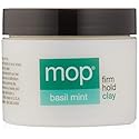 MOP Basil Mint Firm Hold Clay, 2 Oz., Long Lasting Hold, Definition, Textured Matte Finish For All Hair Types Beauty & Personal Care MOP