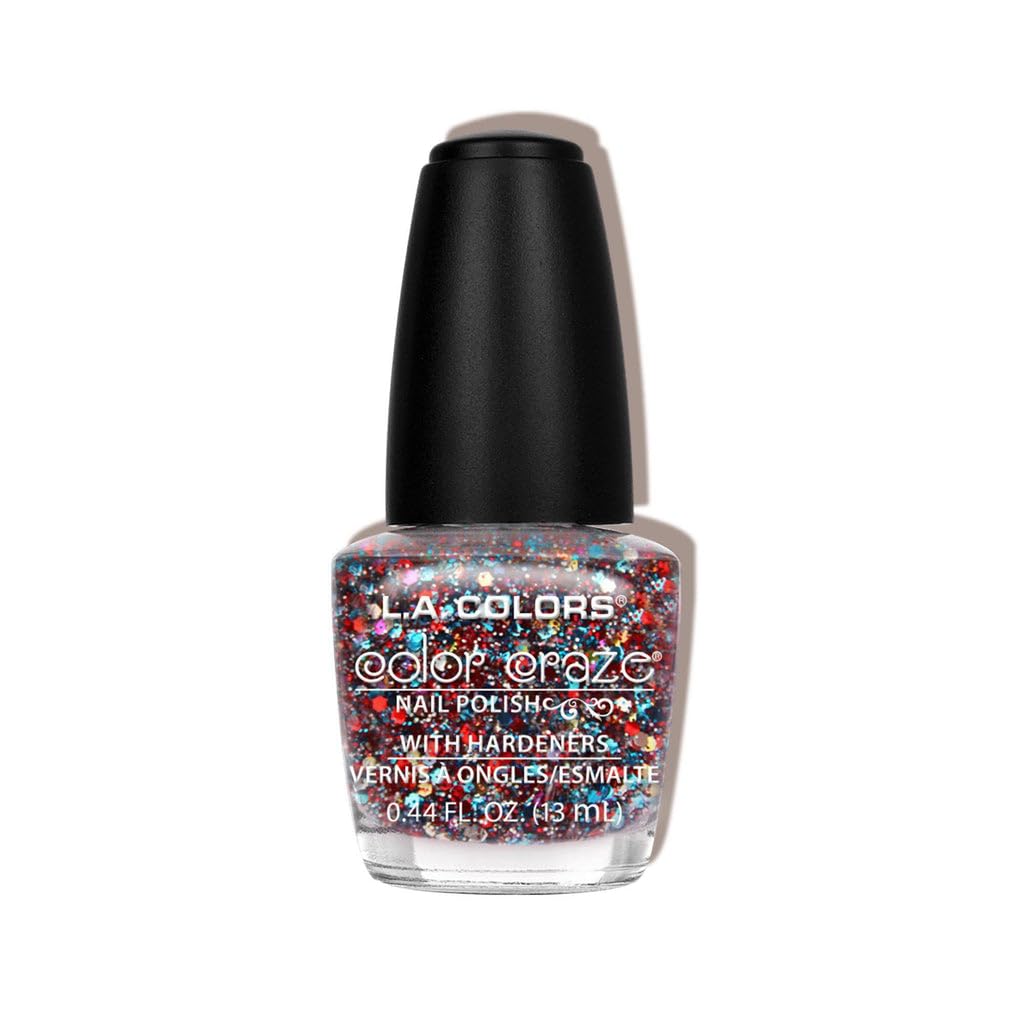 L.A. COLORS Color Craze Nail Polish, Confetti CNP548 Beauty & Personal Care L.A. COLORS