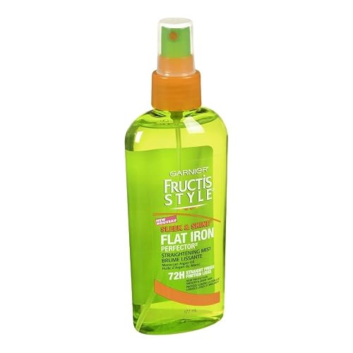 Garnier Fructis Style Sleek & Shine Flat Iron Perfector Straightening Mist 6 oz (Pack of 5) Beauty & Personal Care Garnier