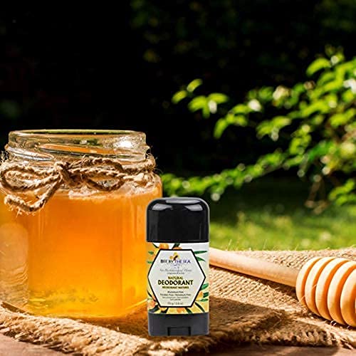 Bee by the Sea Aluminum-Free Natural Deodorant with Sea Buckthorn and Honey for All Day Protection 2.6oz Beauty and Personal Care Bee by the Sea