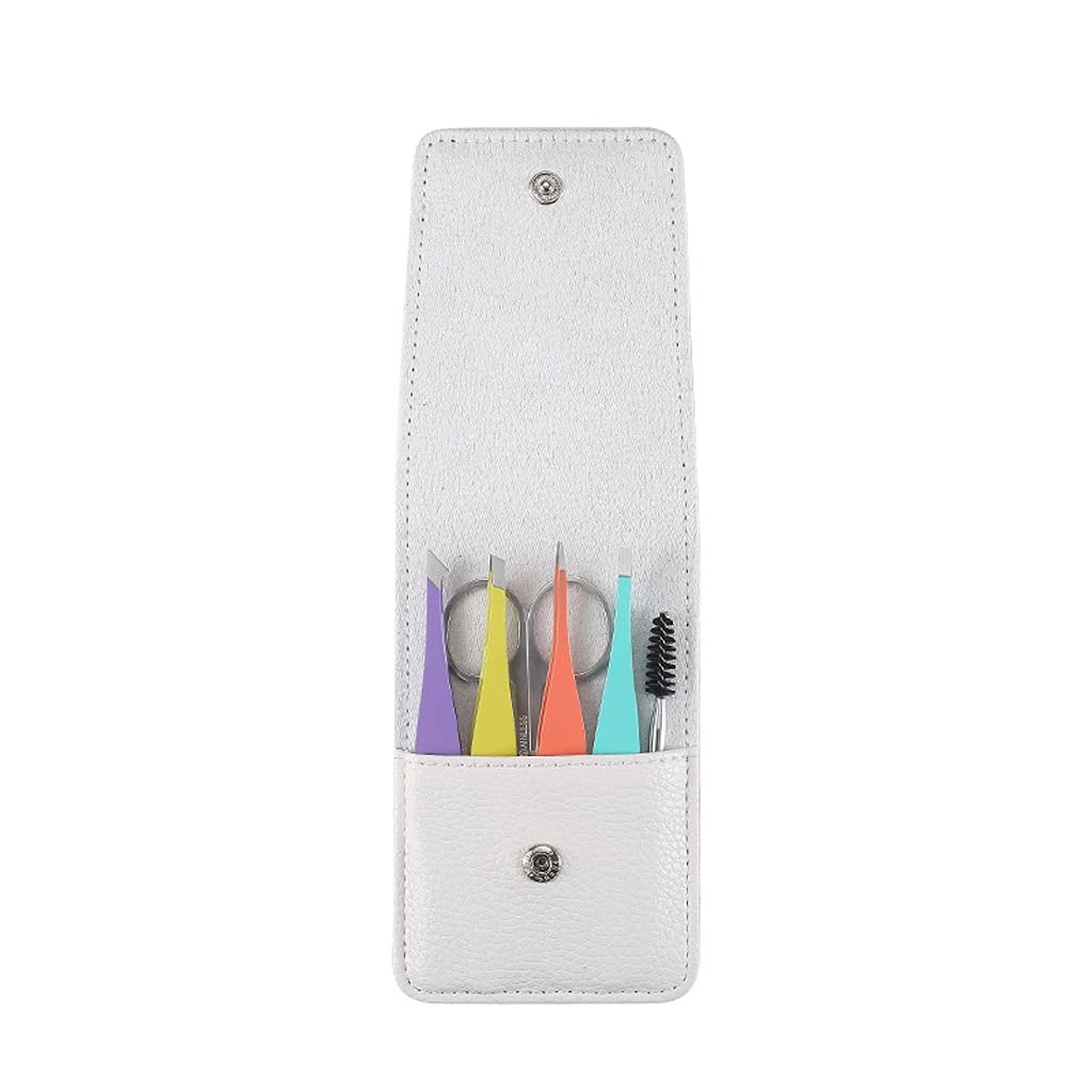 AFPSDLFJDLS 6 Pcs/set Full Size Eyebrow Tweezers Women for Eyebrow/hair Removal Professional Kit Precision Set Beauty and Personal Care AFPSDLFJDLS
