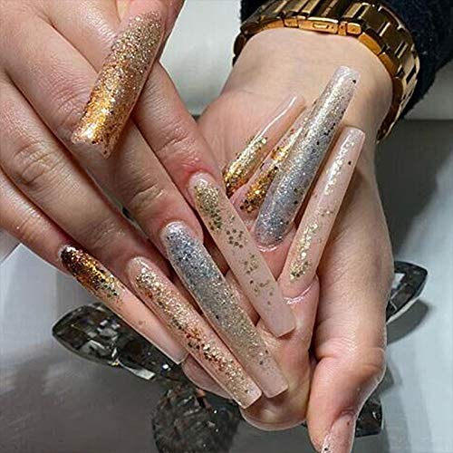 Yimart 100pcs White/Clear/Natural Extra Long Curve Nail Tip UV Gel French Acrylic False Nail Art Salon long Tips (Clear) Beauty & Personal Care Yimart