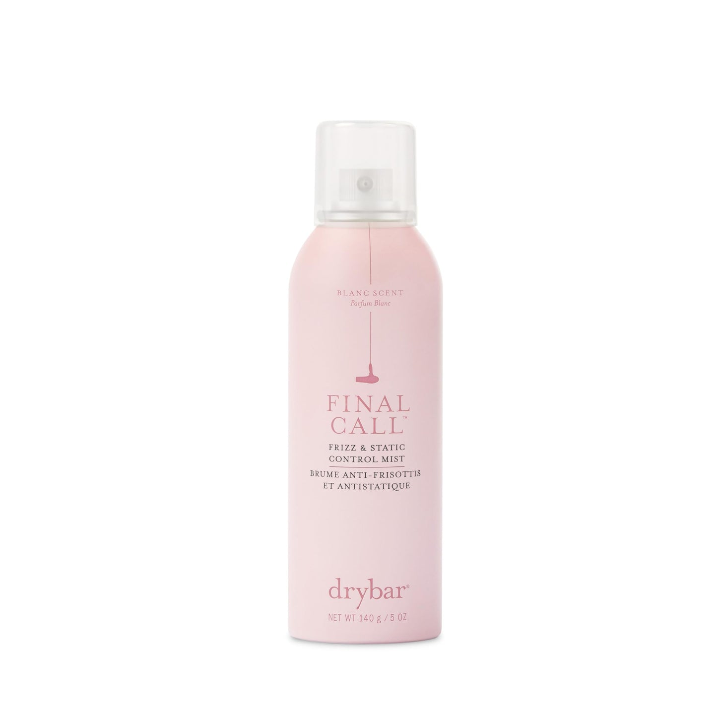 Drybar Final Call Frizz & Static Control Mist Blanc Scent - Full Size | Tames Flyaways to Maintain Smooth and Shiny Blowouts Beauty & Personal Care Drybar