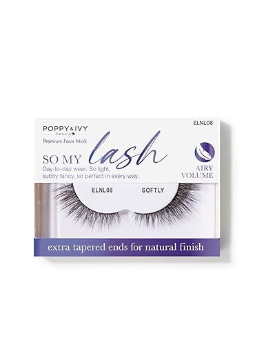 Absolute New York Poppy and Ivy Beauty The Signature So My Lash Eye Lashes, Neutral, Women Make-up Cosmetic Accessories (ELNL08 Softly) Beauty & Personal Care Absolute New York