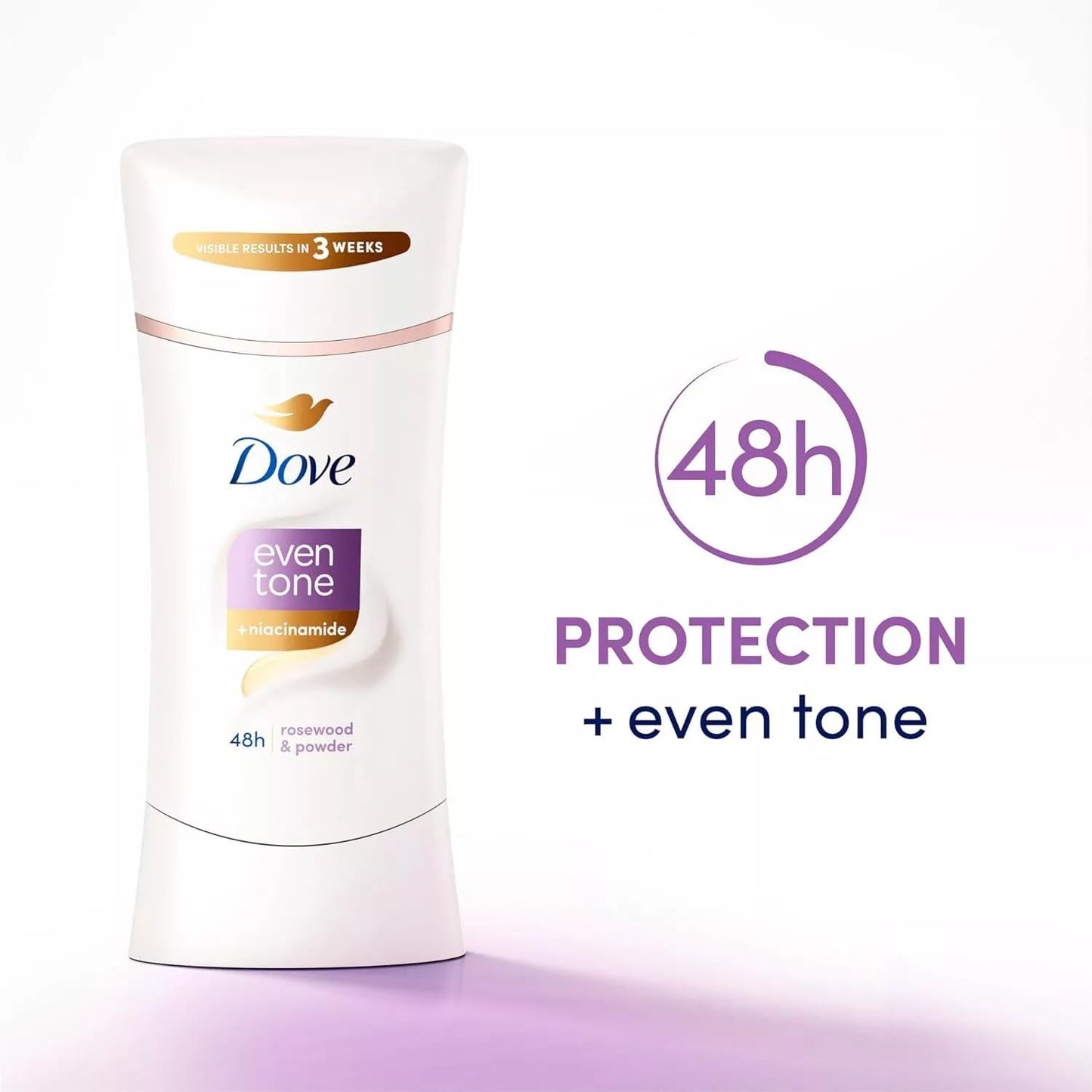 Dove Even Tone Antiperspirant Deodorant for Uneven Skin Tone Restoring Powder Sweat Block for All-Day Fresh Feeling 2.6 oz 3 Count Beauty and Personal Care Dove