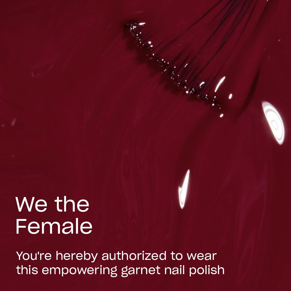 OPI Nail Lacquer We the Female | Opaque Dark Red Crème Chip Resistant Nail Polish | Washington DC Collection Beauty & Personal Care OPI