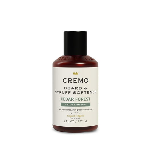 Cremo Cedar Forest Beard & Scruff Softener, Softens and Conditions Coarse Facial Hair of all Lengths in Just 30 Seconds, 6 Fluid Ounce Beauty & Personal Care Cremo