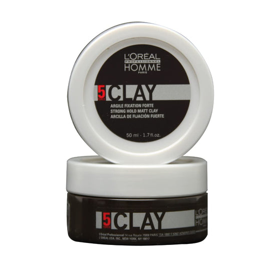 L'Oréal Professionnel Paris Men’s Styling Clay - For All Hair Types, Provides Strong Hold and Matte Finish Beauty & Personal Care L'Oréal Professionnel Paris