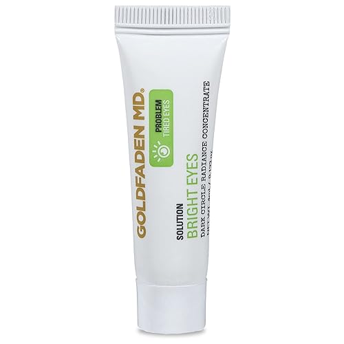 Bright Eyes Dark Circle Concentrate Brightening Eye Cream w/ Soy Peptide, Rice Bran Extract & Arnica | May Reduce Under Eye Darkness, Puffiness & Fine Beauty & Personal Care GOLDFADEN MD