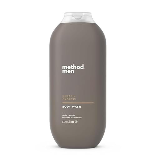 Method Men Body Wash, Cedar + Cypress, Paraben and Phthalate Free, 18 fl oz (Pack of 1) Beauty & Personal Care Method