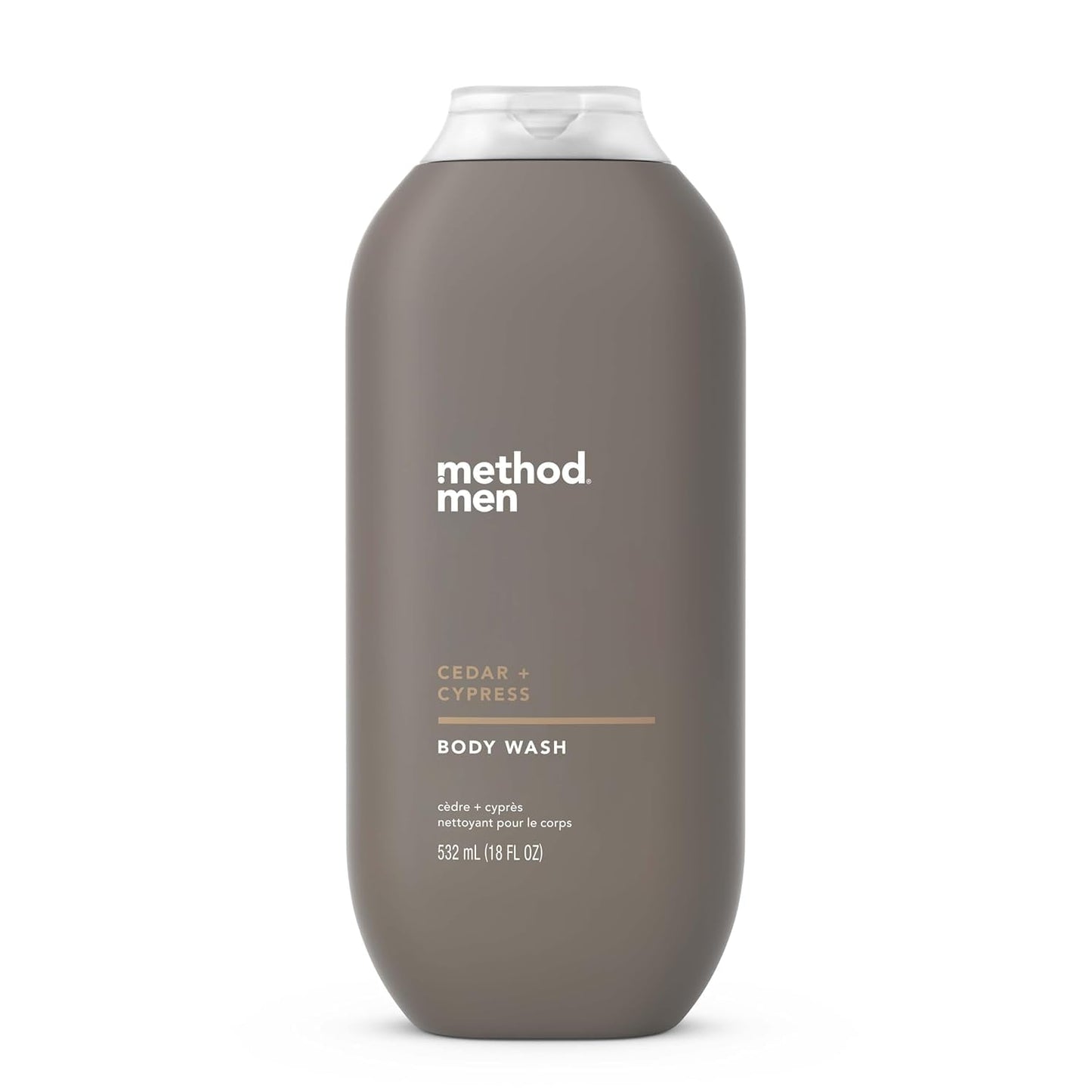 Method Men Body Wash, Cedar + Cypress, Paraben and Phthalate Free, 18 fl oz (Pack of 1) Beauty & Personal Care Method