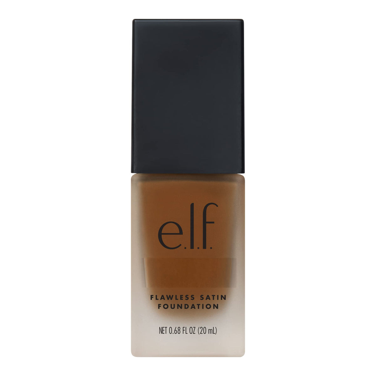 e.l.f. Flawless Satin Foundation, Lightweight & Medium Coverage, Semi-Matte Finish, Vegan , Nutmeg, 0.68 Fl Oz (20mL) Beauty & Personal Care e.l.f.