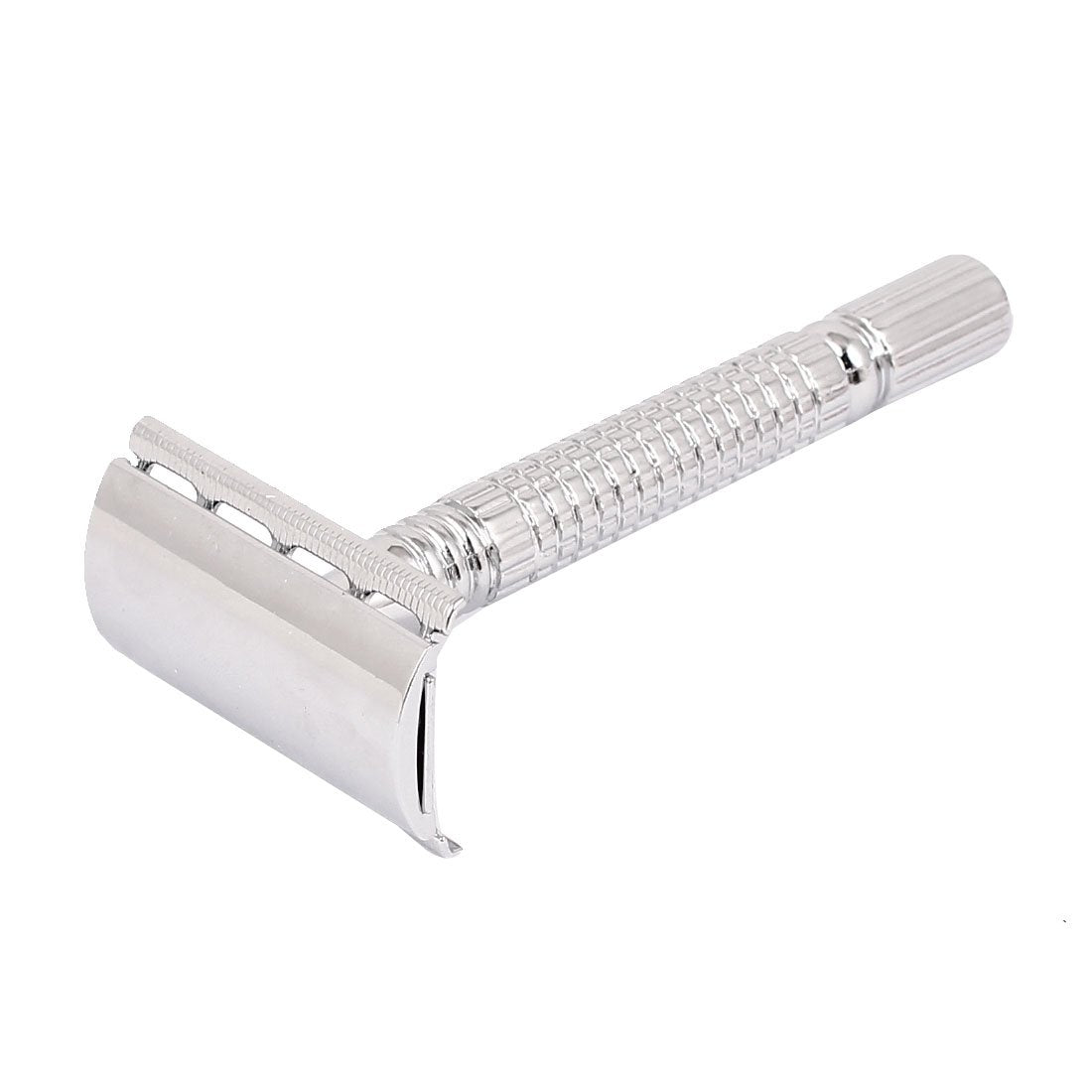 Ruilogod Men Silver Tone Metal T Shape Double Edge Cutter Shaving Razor (id: 325 baf 384 d67 689 Beauty and Personal Care Ruilogod