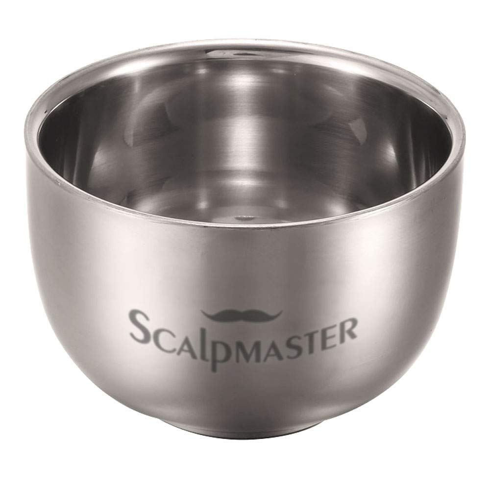 Scalpmaster Stainless Steel Shaving Bowl Beauty and Personal Care Scalpmaster