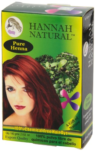 Hannah Natural 100% Pure Henna Powder, 100 Gram Beauty & Personal Care Hannah Natural