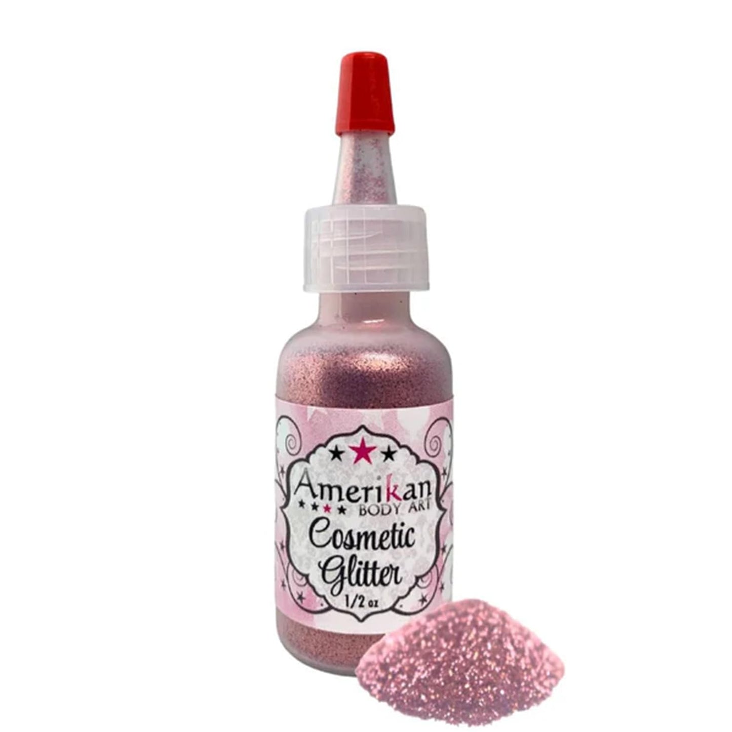 Amerikan Body Art Opaque Glitter - Rose (0.5 oz) Beauty & Personal Care Amerikan Body Art