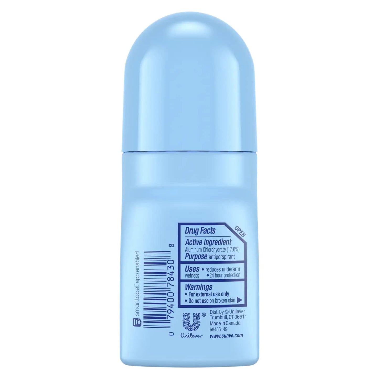 Suave 24 Hour Protection Anti-Perspirant Deodorant Roll-On Powder 2.70 oz Beauty and Personal Care Suave