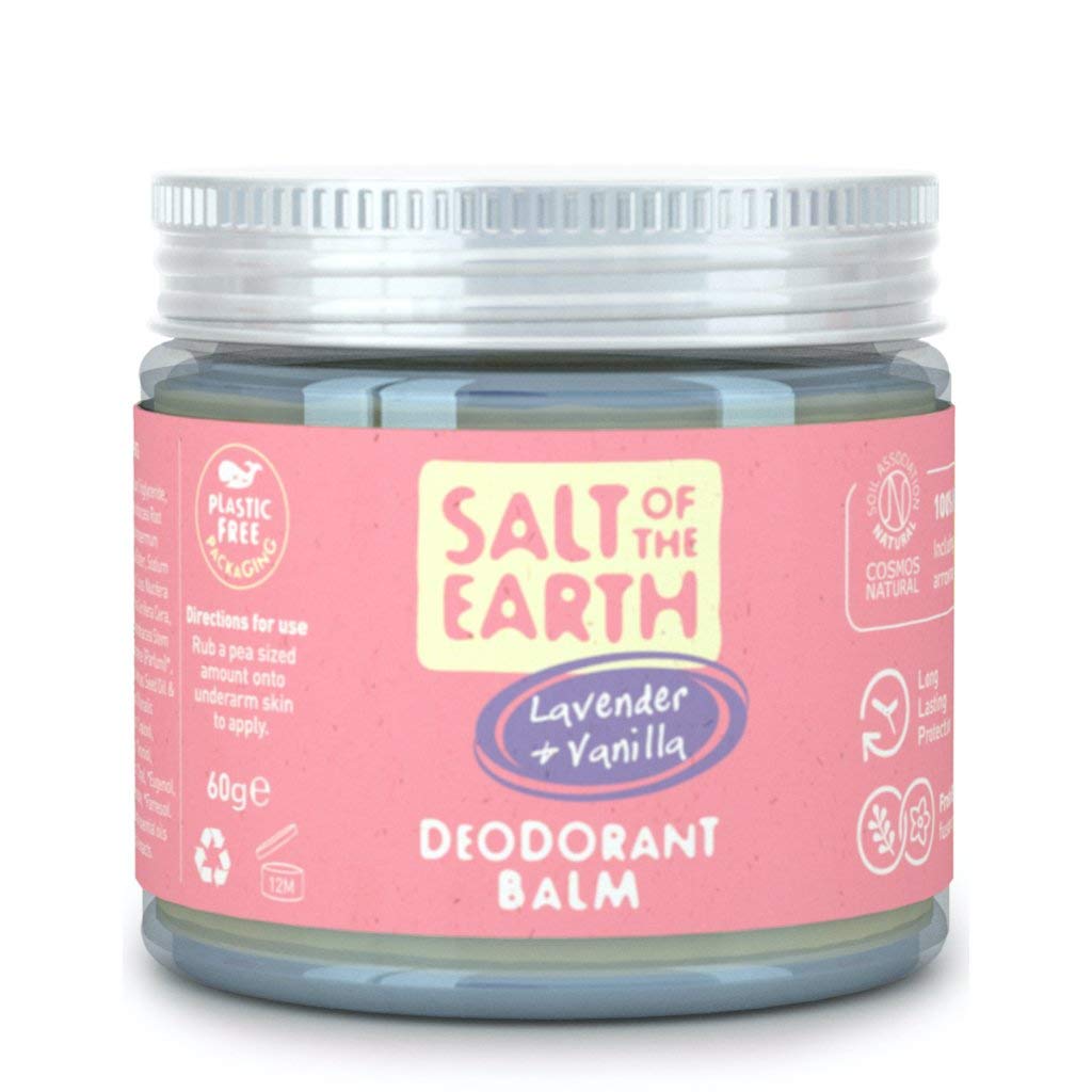 SALT OF THE EARTH Lavender & Vanilla Deodorant Balm, 60 GR Beauty and Personal Care Salt Of the Earth