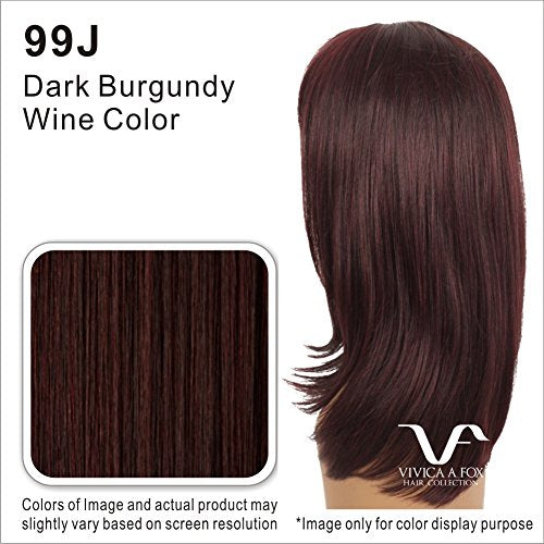Vivica Runway Pocket Bun Ponytail Color 99J Fox Wigs 10" Afro Synthetic Hair Extension Drawstring Combs Honeycomb Base