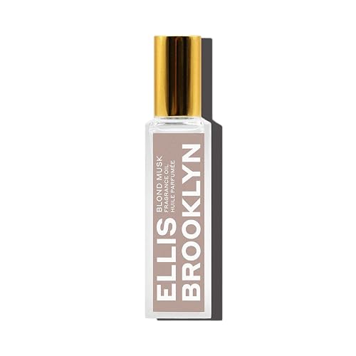 Ellis Brooklyn Blond Musk Perfume Oil Roll-On for Women - Clean White Musk Scent - Bergamot, Violet Petal, Waterlily, Rose & Vanilla Orchid - Long Beauty & Personal Care Ellis Brooklyn