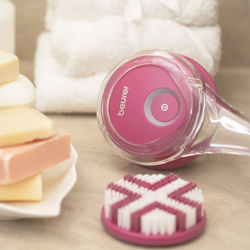 Beurer FC55 Electric Body Scrubber for Exfoliating and Massage, Waterproof for Showering, Cordless and Rechargeable, Spinning Skin Cleansing Brush Beauty & Personal Care Beurer