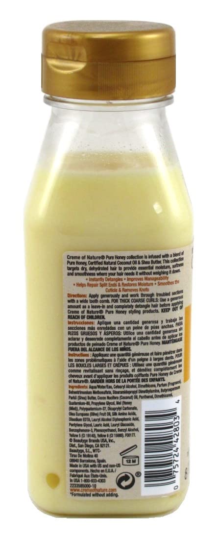 Creme Of Nature Pure Honey Detangler 8 Ounce Leave-In (Pack of 2) Beauty & Personal Care Creme of Nature
