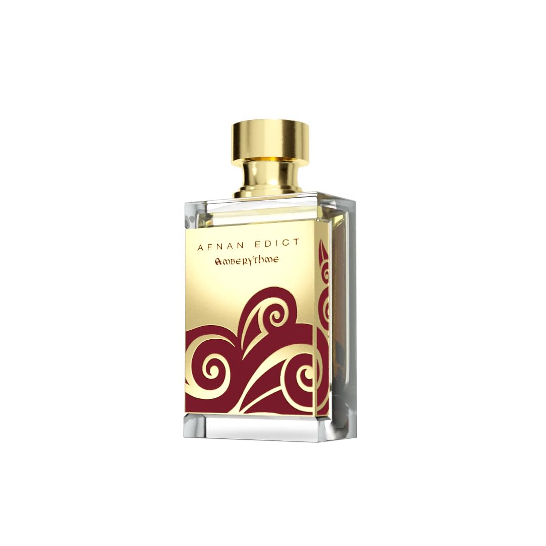Afnan Edict Amberythme Unisex Luxury Eau de Parfum Spray, 2.7 Fl. Oz - Warm & Indulgent Amber Perfume with Cinnamon, Vanilla & Sandalwood Beauty & Personal Care Afnan