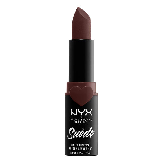 NYX PROFESSIONAL MAKEUP Suede Matte Lipstick, Vegan Formula - Cold Brew (True Brown) Beauty & Personal Care NYX PROFESSIONAL MAKEUP